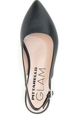 Ballerine Nere a Punta Pittarello Glam 3883