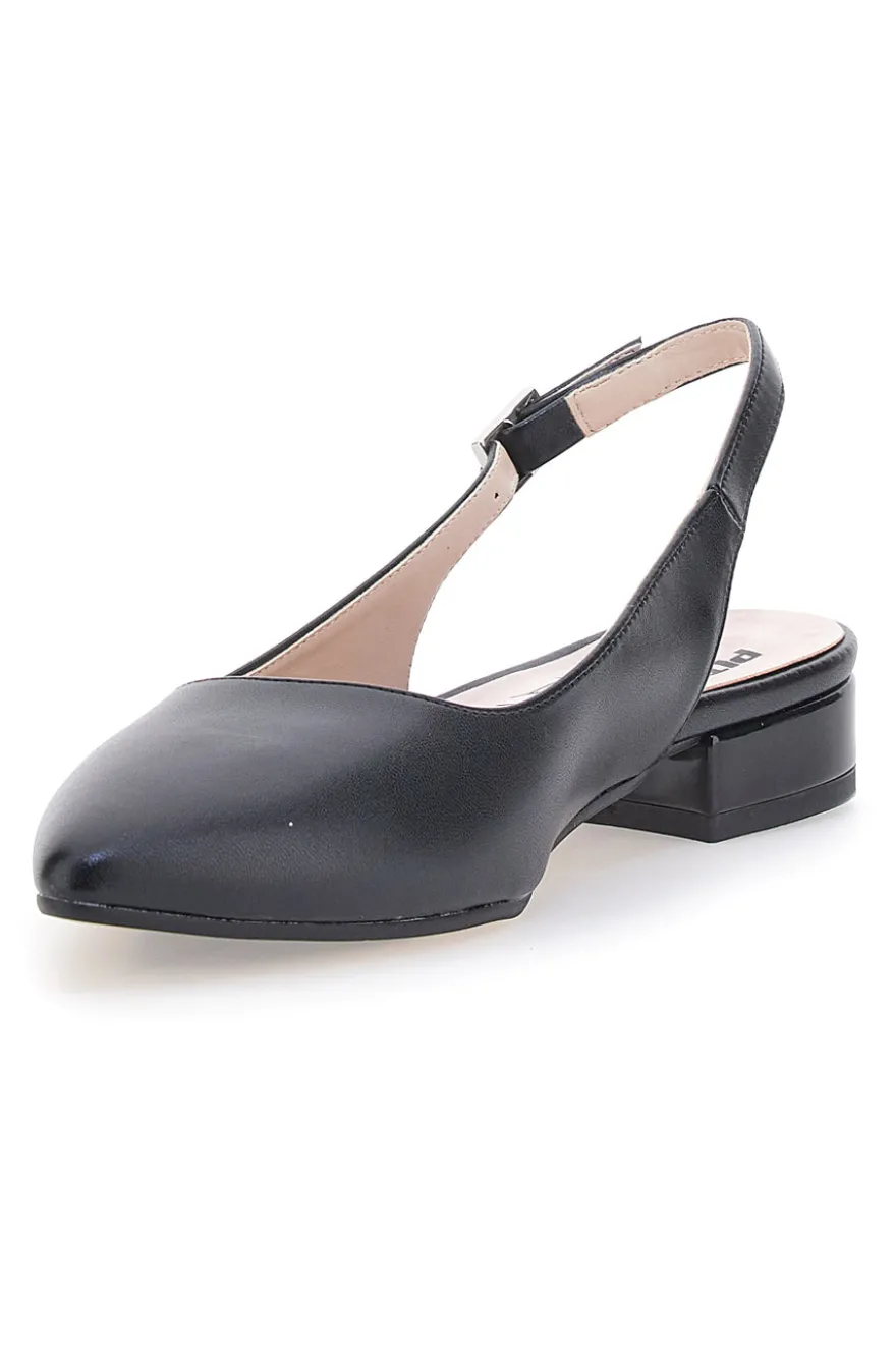 Ballerine Nere a Punta Pittarello Glam 3883