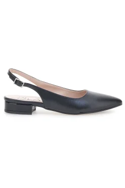 Ballerine Nere a Punta Pittarello Glam 3883