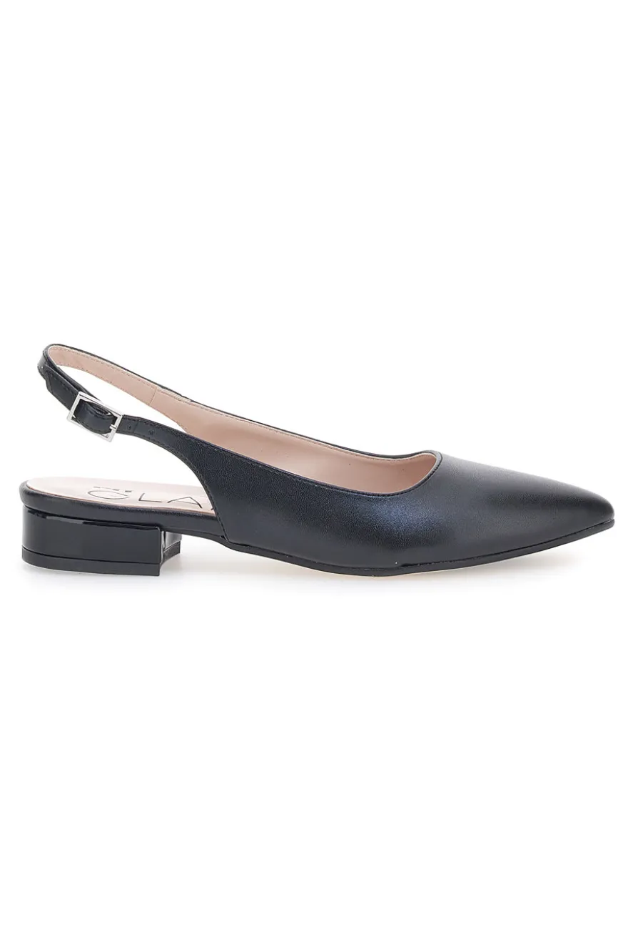Ballerine Nere a Punta Pittarello Glam 3883