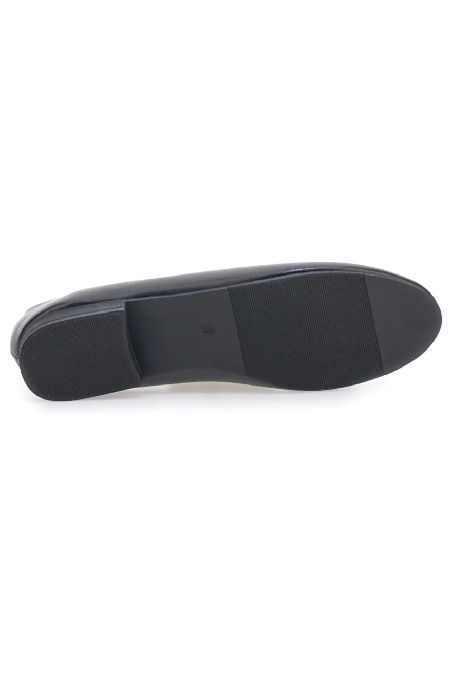 Ballerine nere basic in materie sintetiche The First IDEA06