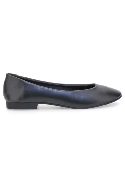 Ballerine nere basic in materie sintetiche The First IDEA06