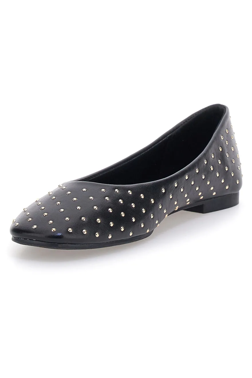 Ballerine nere con borchie The First IDEA13 da Donna