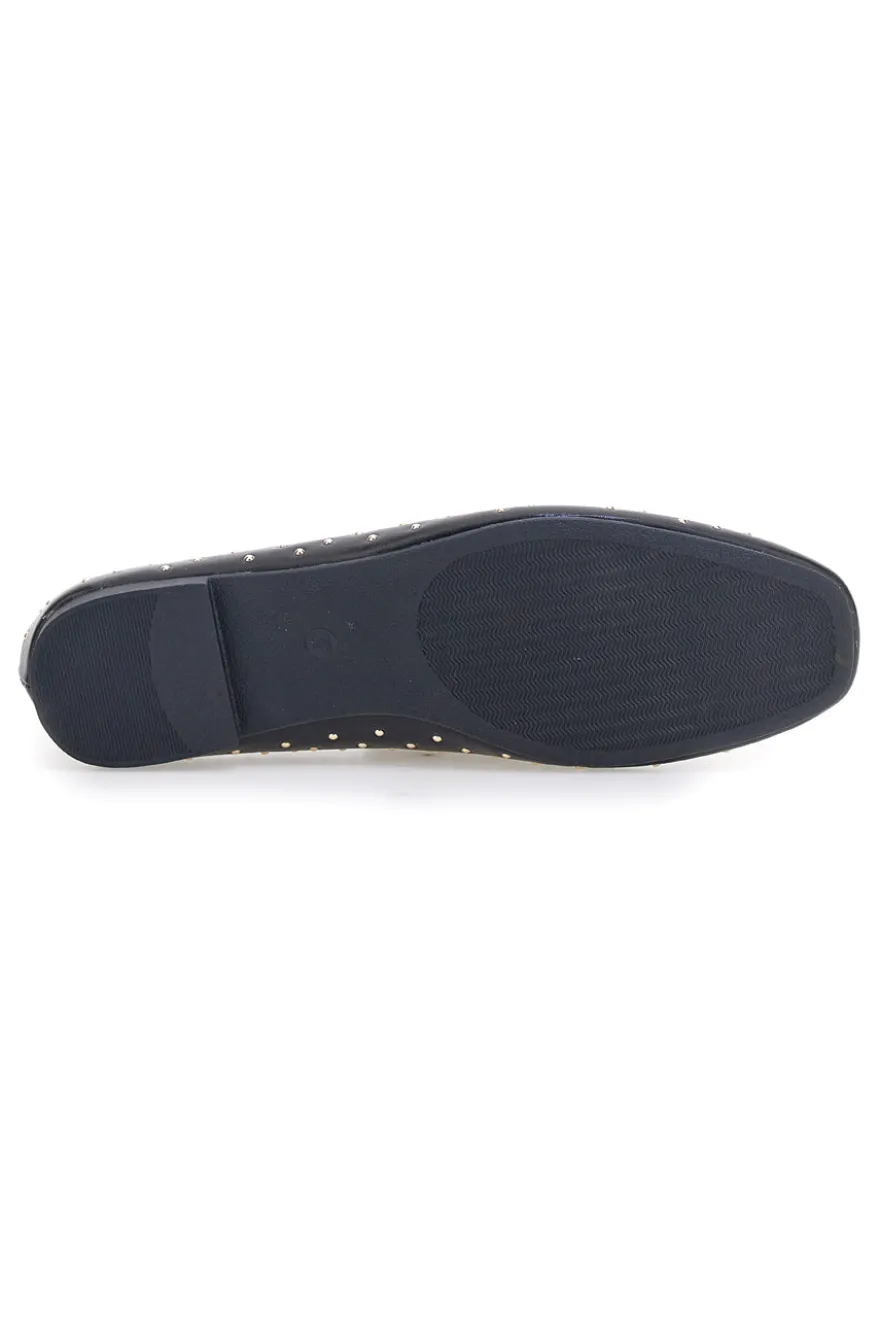 Ballerine nere con borchie The First IDEA13 da Donna