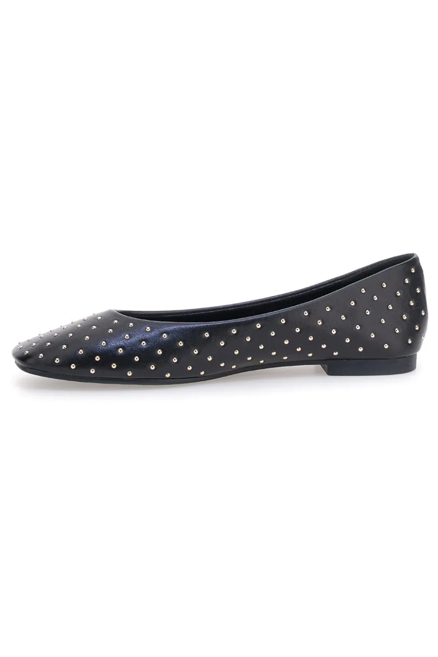 Ballerine nere con borchie The First IDEA13 da Donna