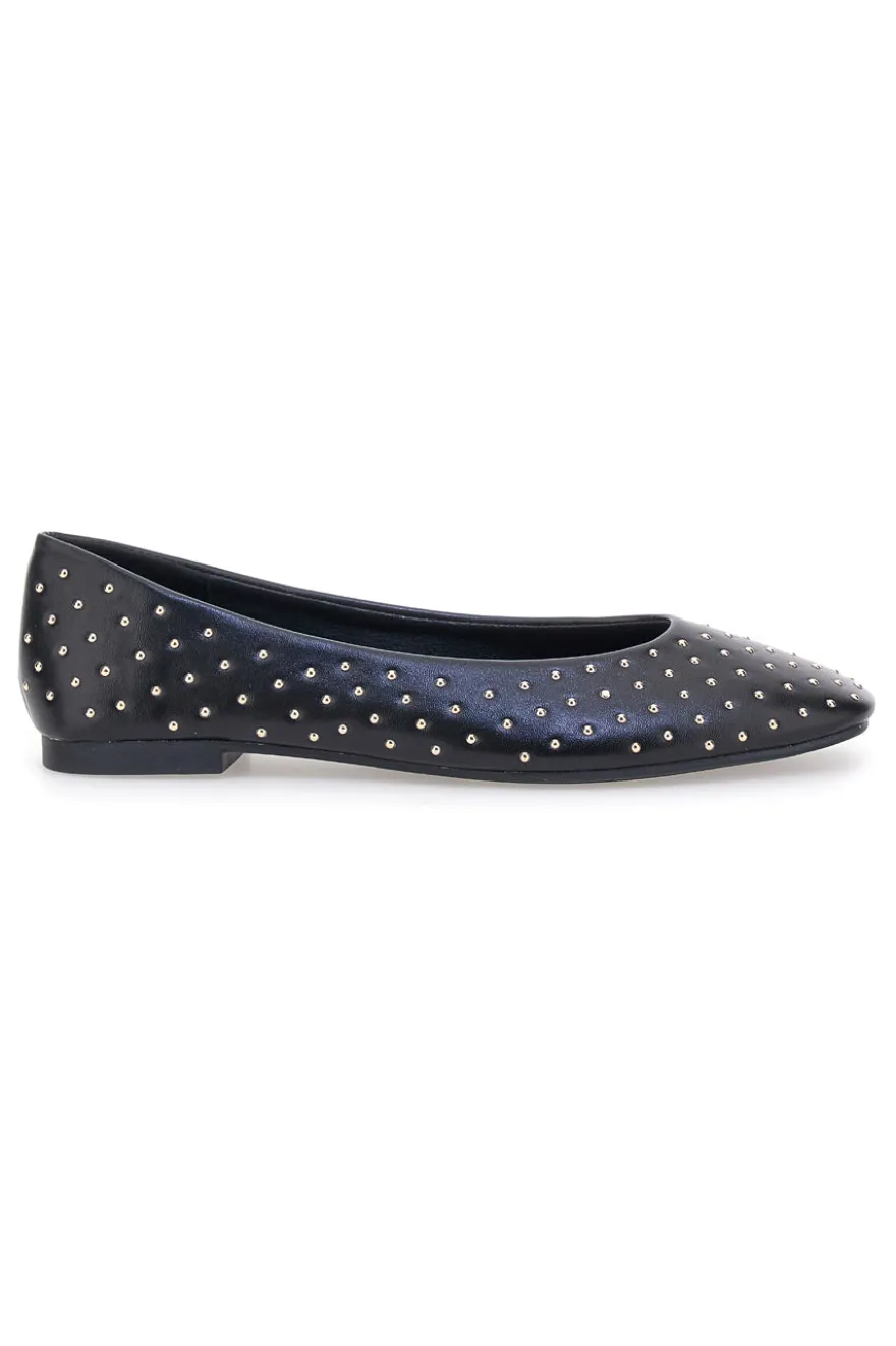 Ballerine nere con borchie The First IDEA13 da Donna