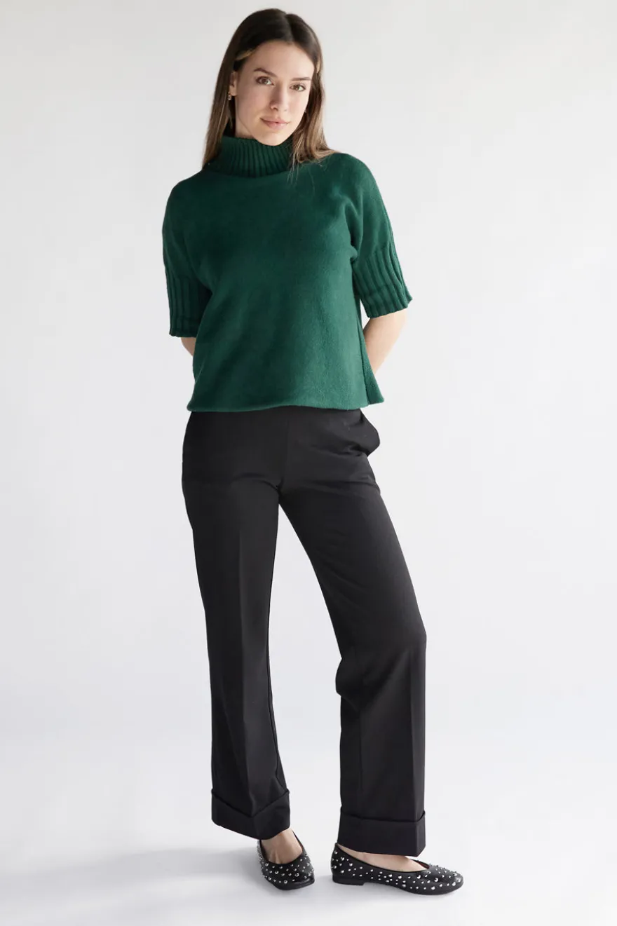 Ballerine nere con borchie First lady P676