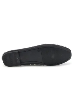 Ballerine nere con borchie First lady P676