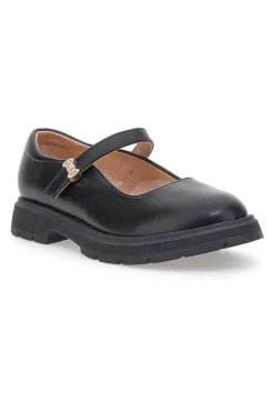 Ballerine nere con charms fiocco GRAZIE 39P246W