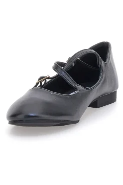 Ballerine nere con cinturini The First IDEA02