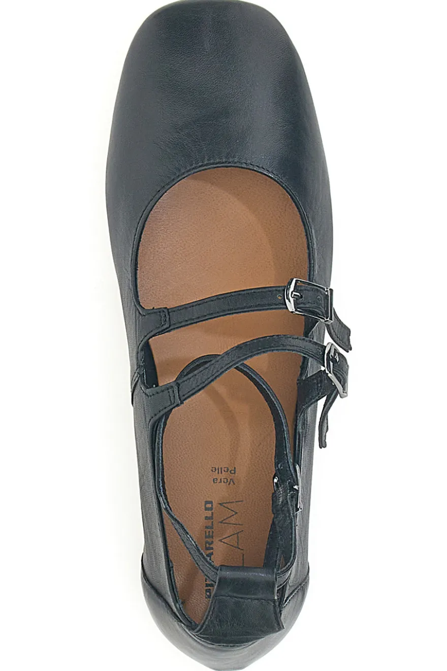 Ballerine Nere con Cinturini in Pelle PITTARELLO GLAM A2120101