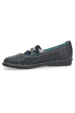 Ballerine Nere Con Elastici Prima Riga 19496FRUIT