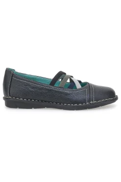 Ballerine Nere Con Elastici Prima Riga 19496FRUIT