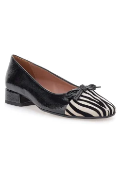Ballerine Nere Con Fantasia Animalier Pittarello c1518