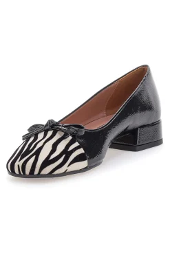 Ballerine Nere Con Fantasia Animalier Pittarello c1518