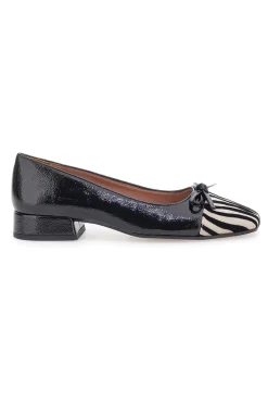 Ballerine Nere Con Fantasia Animalier Pittarello c1518