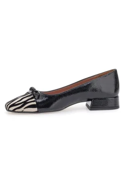 Ballerine Nere Con Fantasia Animalier Pittarello c1518