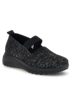 Ballerine nere con fascia elastica Canguro CA1214