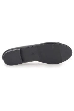 Ballerine Nere con Fibbia Decorativa Oro THE FIRST IDE172