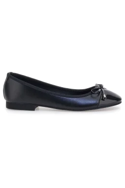 Ballerine nere con fiocco decorativo The First IDE1070