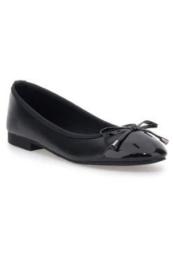 Ballerine nere con fiocco decorativo The First IDE1070