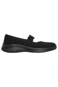 Ballerine nere in maglia Skechers BEDFORD CHEERFUL GLOW