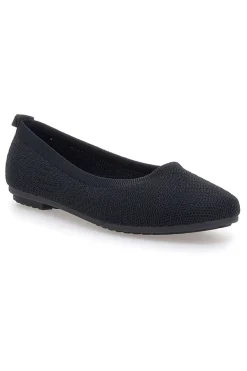 Ballerine nere in tessuto con soletta morbida The First PRE2