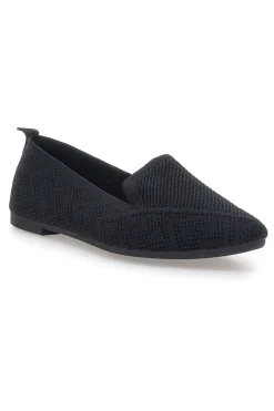 Ballerine nere in tessuto con soletta morbida The First PRE1