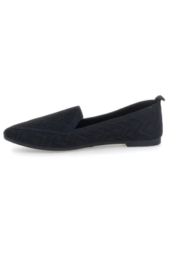 Ballerine nere in tessuto con soletta morbida The First PRE1