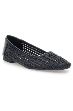 Ballerine nere intrecciate The First IDE11