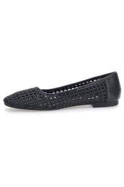 Ballerine nere intrecciate The First IDE11