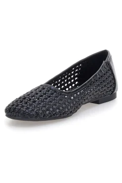 Ballerine nere intrecciate The First IDE11