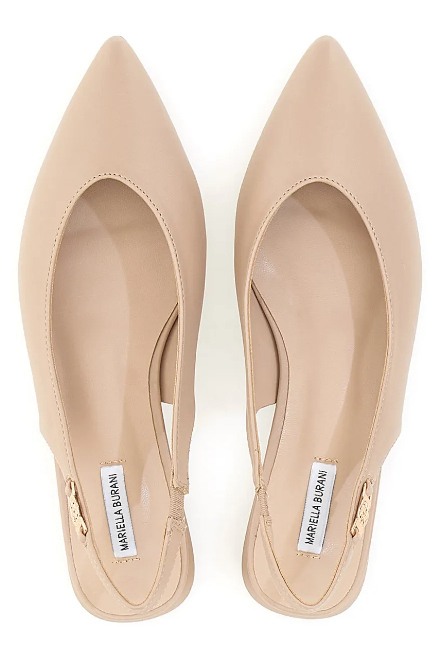 Ballerine Nude a Punta Mariella Burani 50441