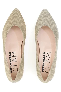 Ballerine Oro a Punta Pittarello Glam 3890