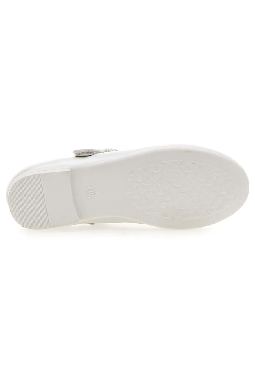 Ballerine perlate con cinturino floreale Grazie girl 392614S