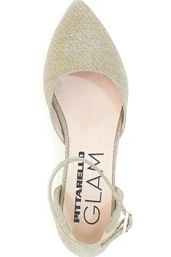 Ballerine Platino con Cinturino alla Caviglia PITTARELLO GLAM 2885