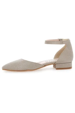 Ballerine Platino con Cinturino Pittarello Glam 3885