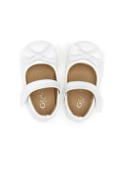 Ballerine Primi Passi Bianche con Cinturino GRAZIE GIRL 39G2501S