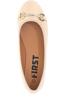 Ballerine rosa con catena decorativa The First IDE172
