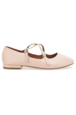 Ballerine rosa con cinturini The First IDEA02