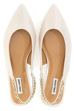 BALLERINE SLINGBACK BEIGE MARIELLA BURANI 51096