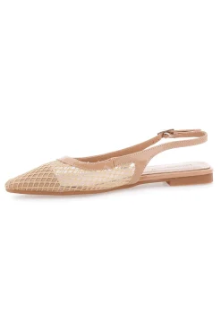 Ballerine slingback Beige Le Havre Paris XQJ52012