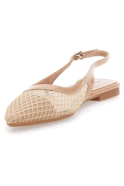 Ballerine slingback Beige Le Havre Paris XQJ52012