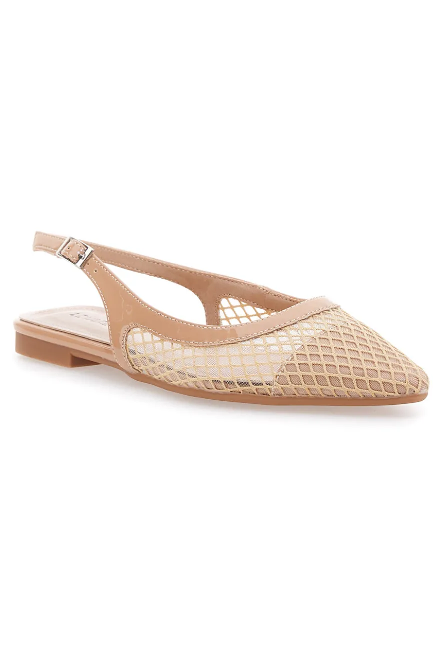 Ballerine slingback Beige Le Havre Paris XQJ52012