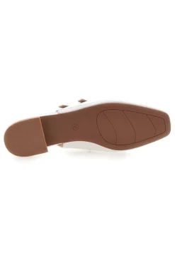 Ballerine Slingback Bianchi Effetto Vernice con Cinturini LE HAVRE PARIS CMJ2405313