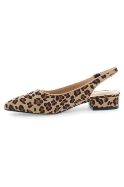 Ballerine Slingback Leopardate a Punta First Lady P553