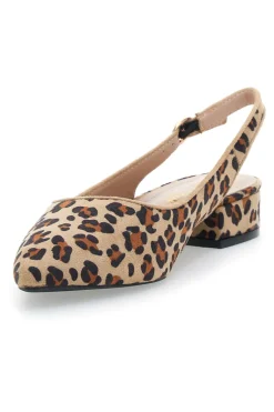 Ballerine Slingback Leopardate a Punta First Lady P553