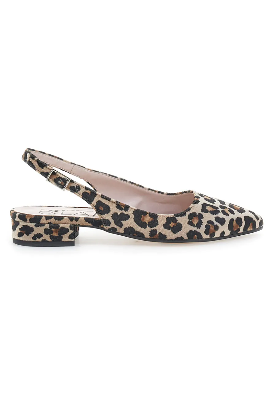 Ballerine Slingback Leopardate PITTARELLO GLAM 2883