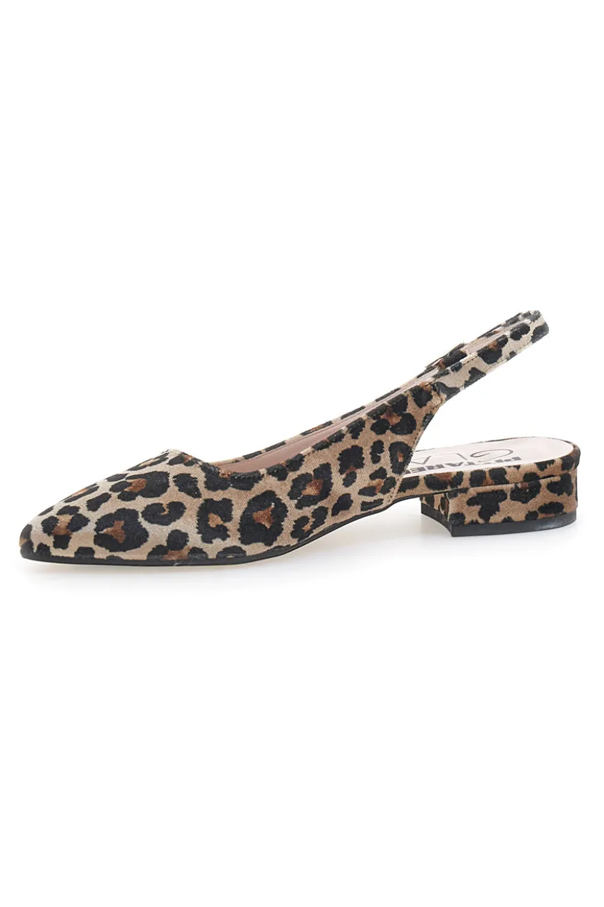 Ballerine Slingback Leopardate PITTARELLO GLAM 2883