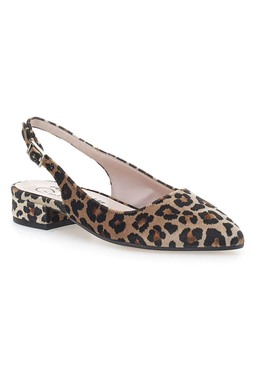 Ballerine Slingback Leopardate PITTARELLO GLAM 2883